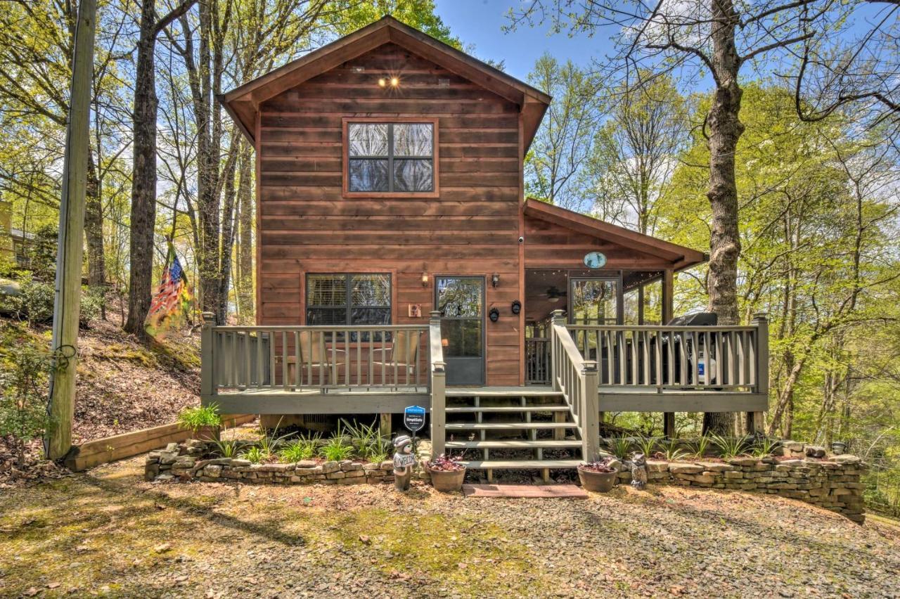 Cozy Hiawassee Cabin With Fire Pit And Mtn Views! Buitenkant foto
