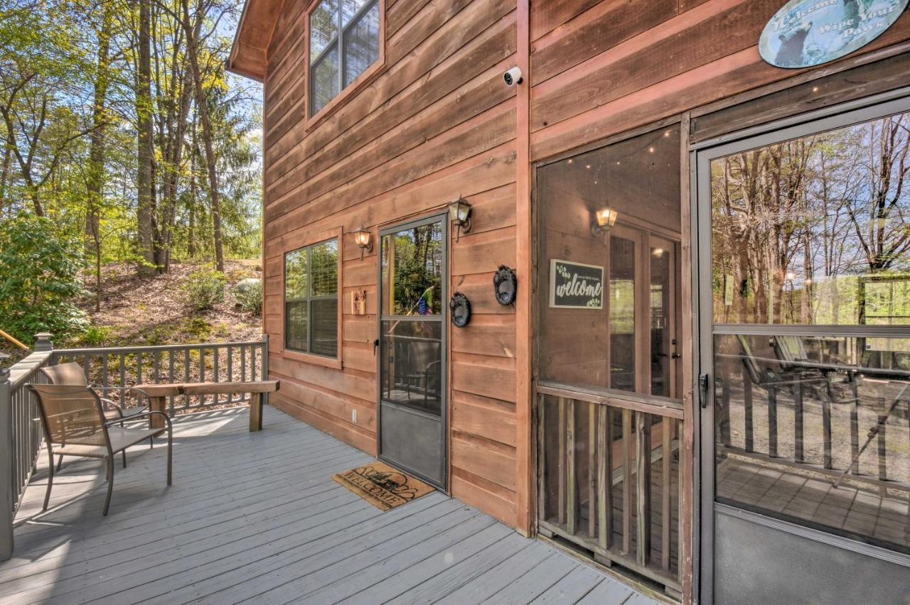 Cozy Hiawassee Cabin With Fire Pit And Mtn Views! Buitenkant foto